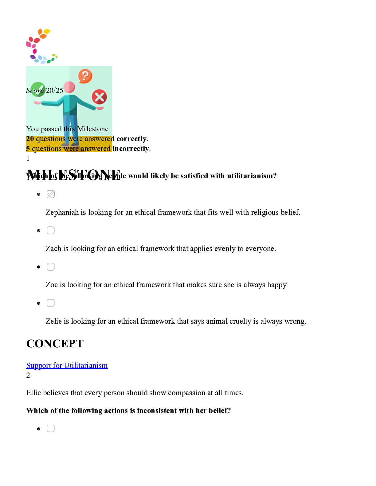 Preview image of ETHICS 2101 Sophia Welcome 2 document